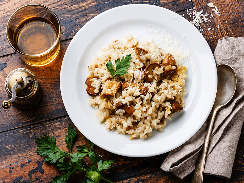 Le risotto parfait? Il réussira avec un mélange régulier, de bons ingrédients et un peu de pratique! 